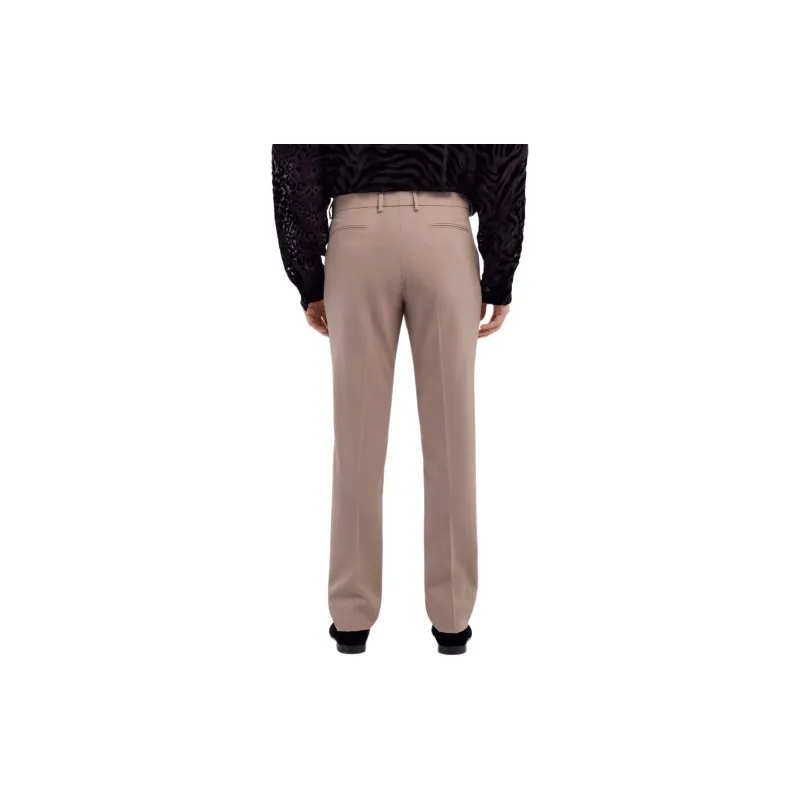 Roberto Cavalli SS24 Casual Pants Men's Beige-2