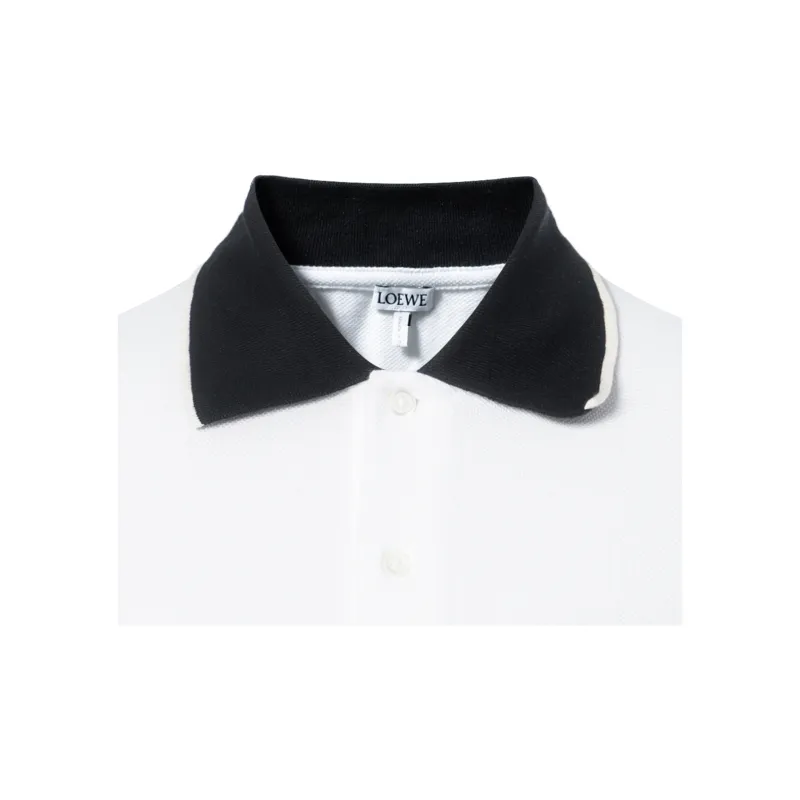 LOEWE Polo Shirts Men White-4