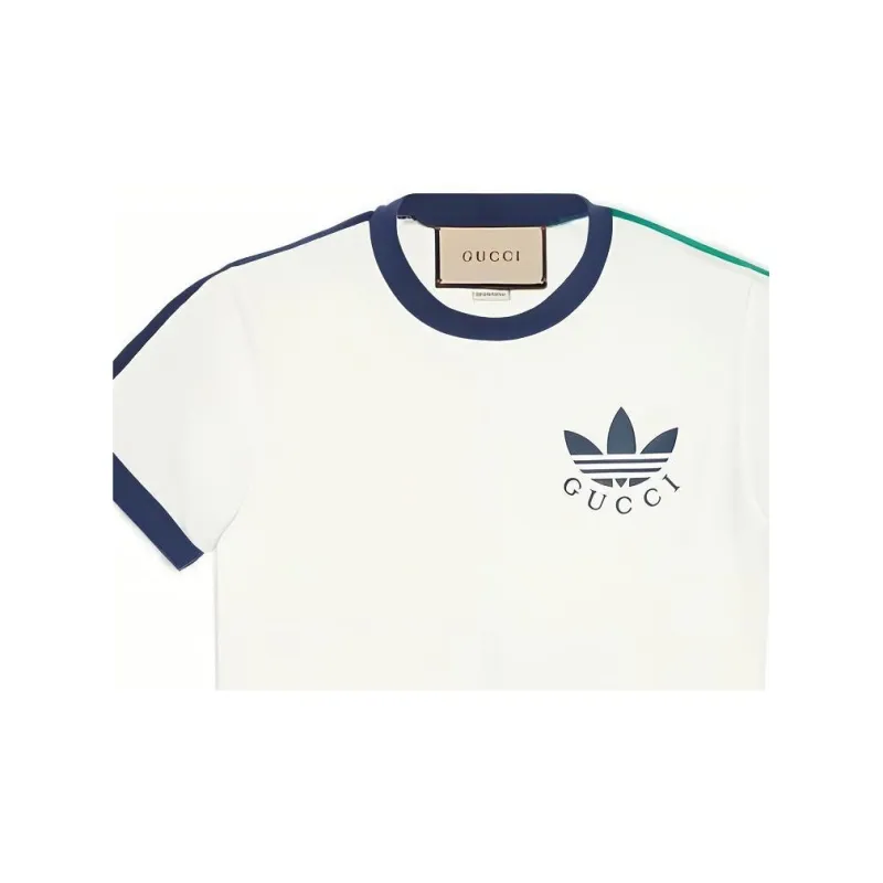GUCCI X Adidas Logo T Shirt-5