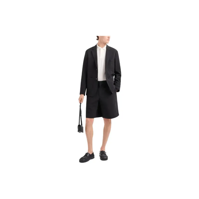 EMPORIO ARMANI FW24 Casual Shorts Men's Black-2