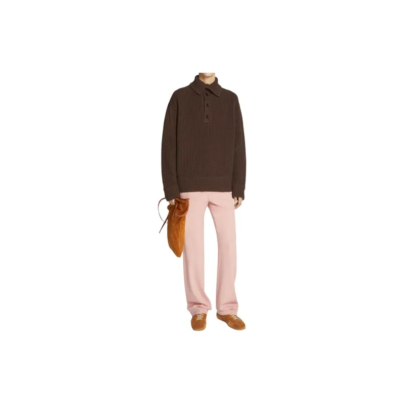 DRIES VAN NOTEN Wool Satin Pants-1