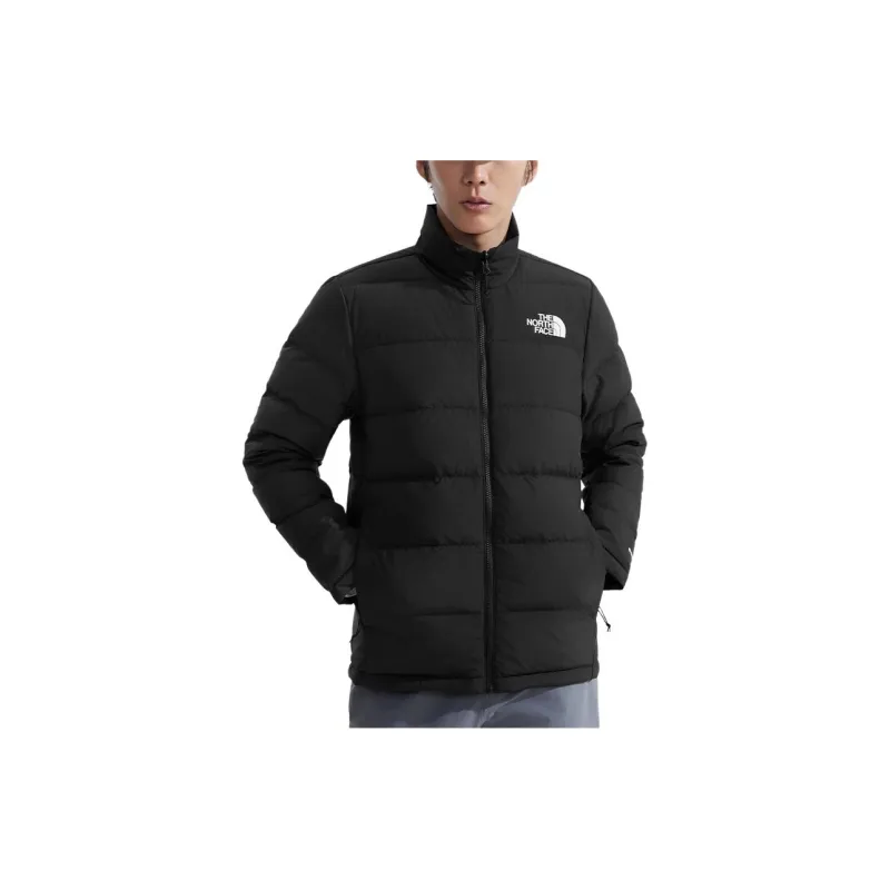 THE NORTH FACE Hiking Water Resistant Windproof Breathable Warm Windbreaker Jacket Men's Cosmic Black-4