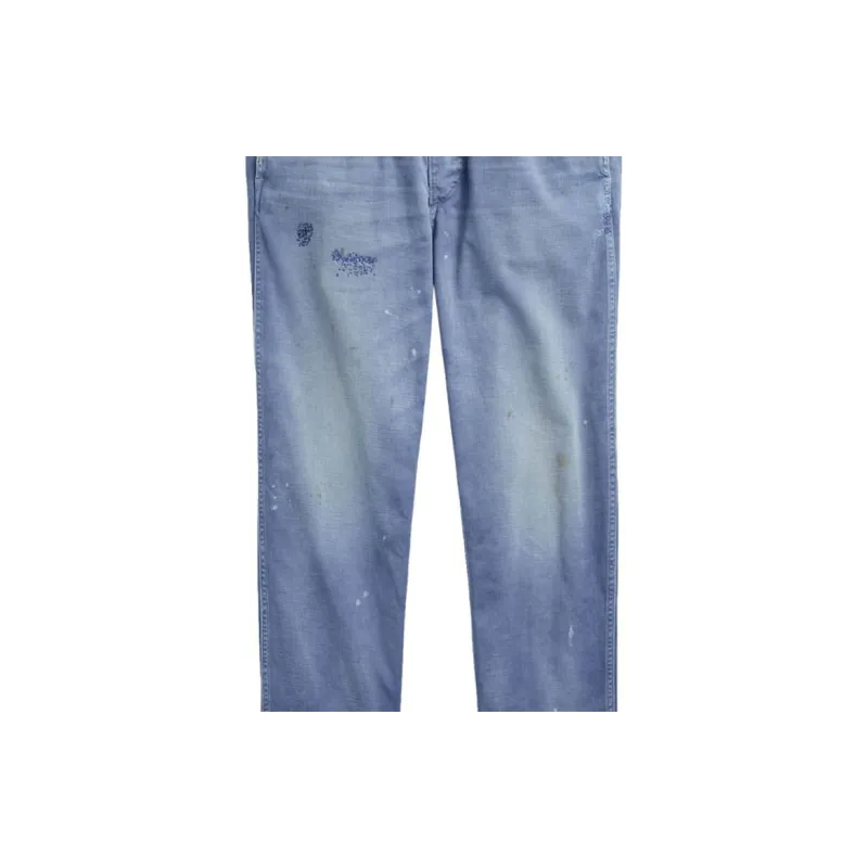Polo Ralph Lauren Paint Splatter print Tapered Trousers-4