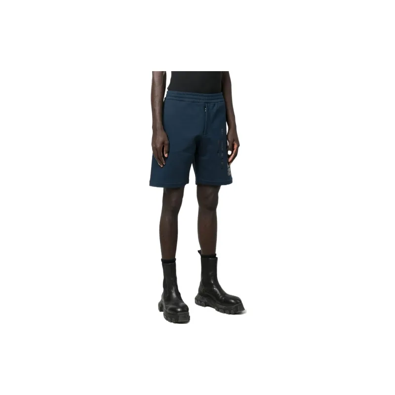 Alexander McQueen Logo Graffiti Bermuda Shorts-3