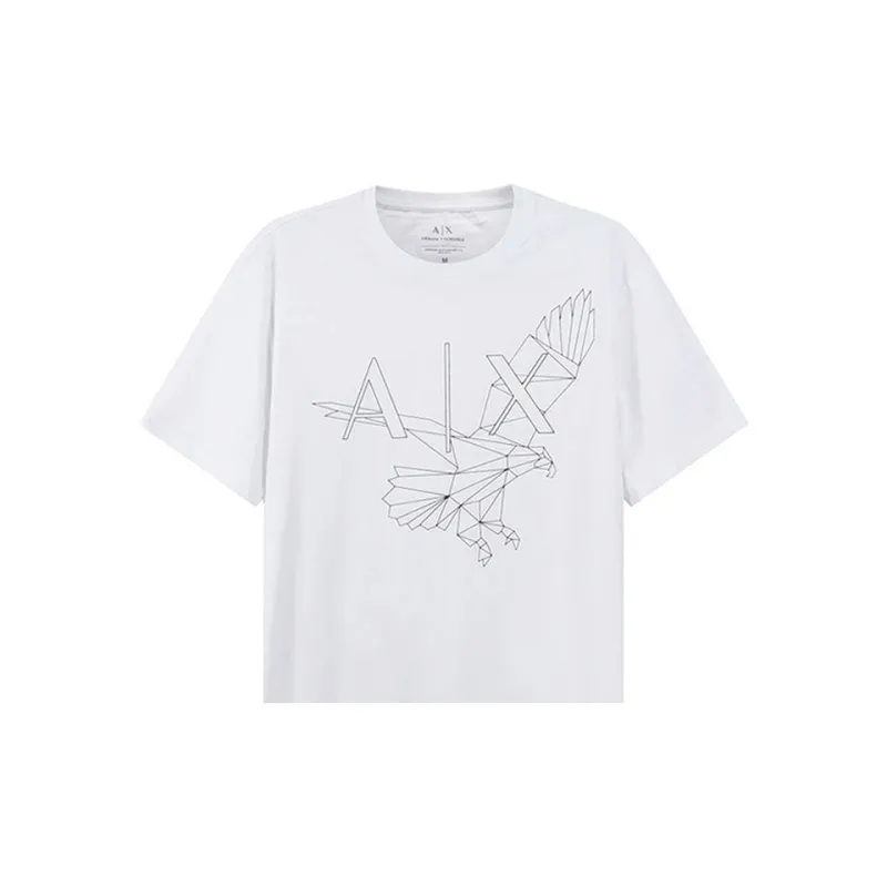 ARMANI EXCHANGE SS23 T Shirt Men's White-4