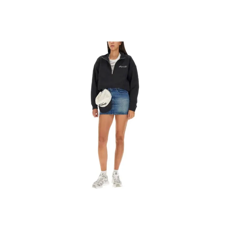 SPORTY & RICH Sweatshirts Unisex Black-5