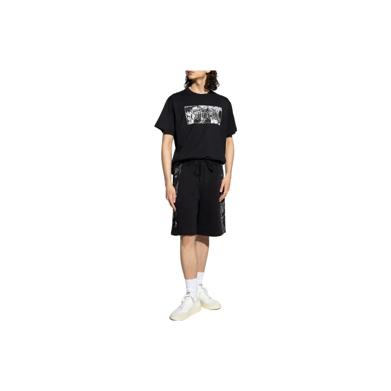 VERSACE JEANS COUTURE Casual Shorts Men Black-1