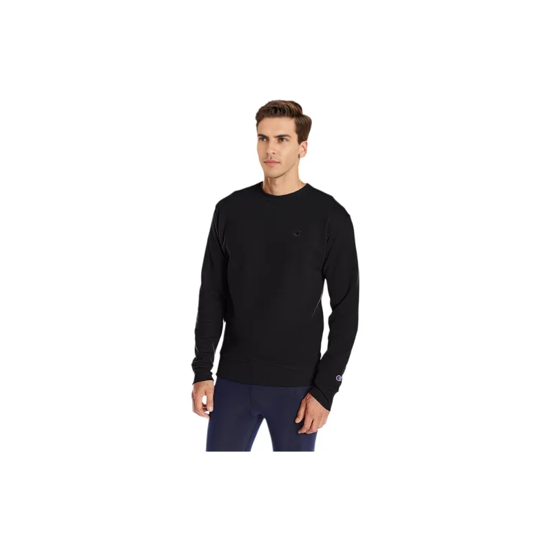 Champion Sweatshirt US Version Unisex Black-2