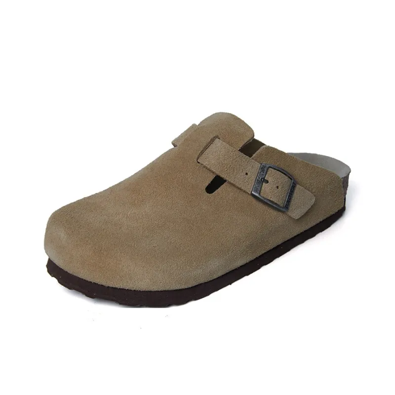 DAOWAI Cork Sole Antibacterial Massage Slip Resistant Abrasion Resistant Odor Resistant Wrap toe Slippers Women's-3