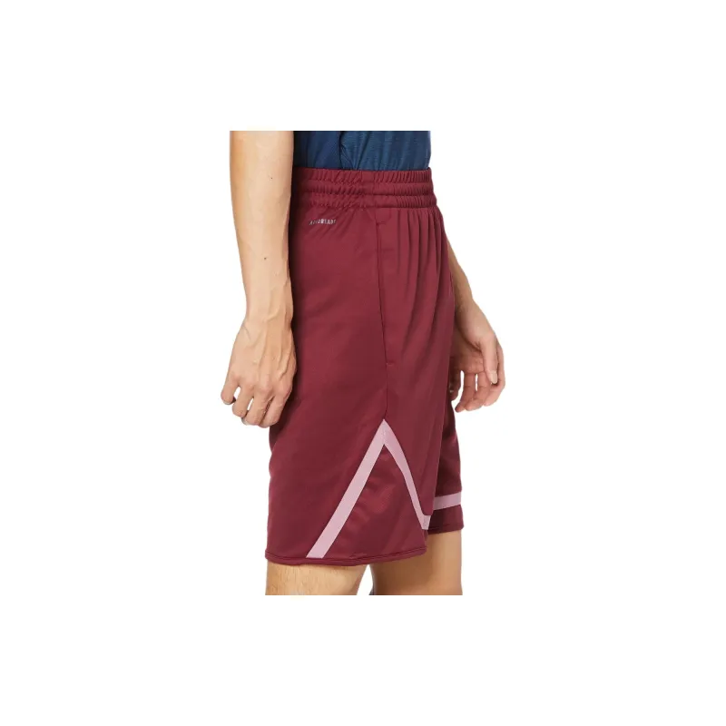 Adidas SS23 Basketball Shorts Men's Dark Red-5