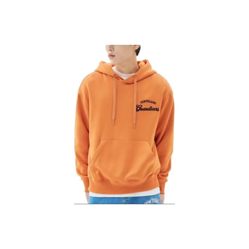 MLB Common Varsity Overfit Sweatshirts Unisex Orange-3