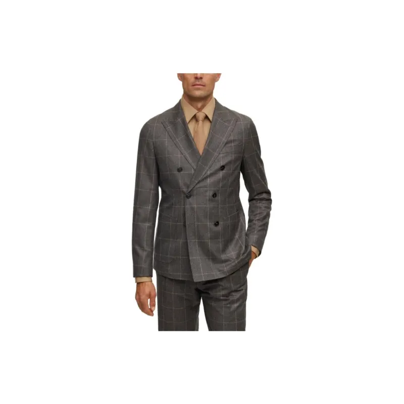 HUGO BOSS FW23 Business Suits Men's Brown-2