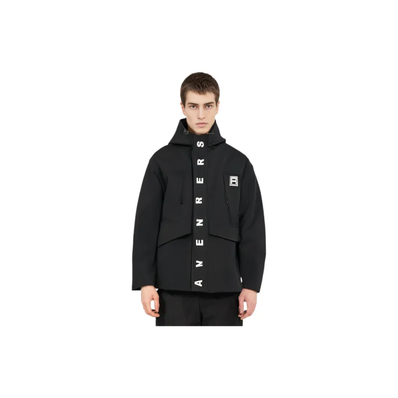 LiNing x MANWEI LIANMINGKUAN Jackets Coats Men's Black-8