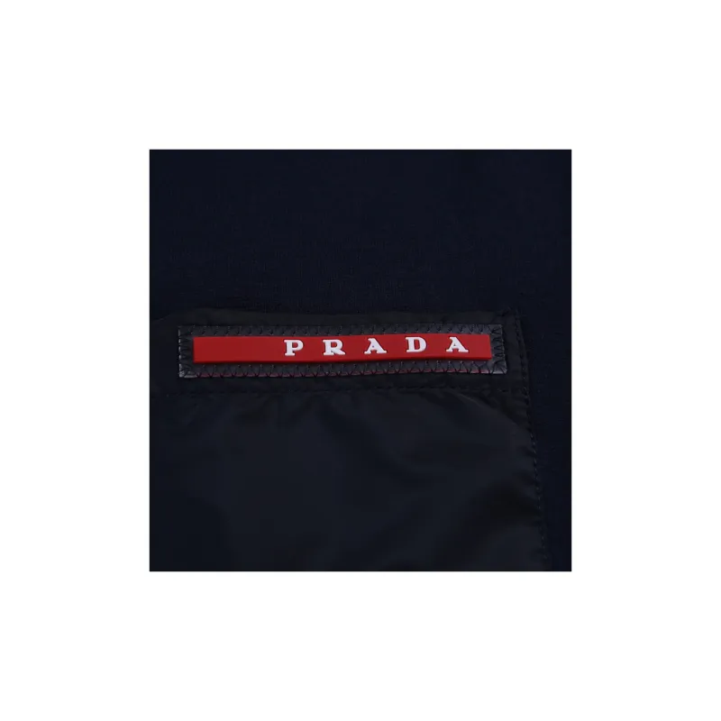 PRADA T-Shirts Men Navy Blue-5