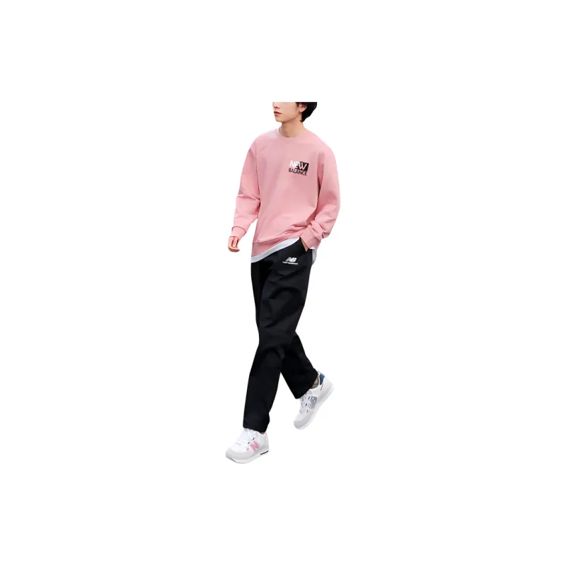 New Balance Sweatshirts Men Pink-3