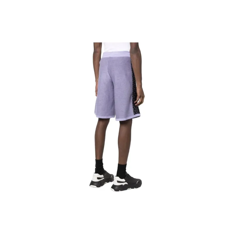 VERSACE Casual Shorts Men Purple-2