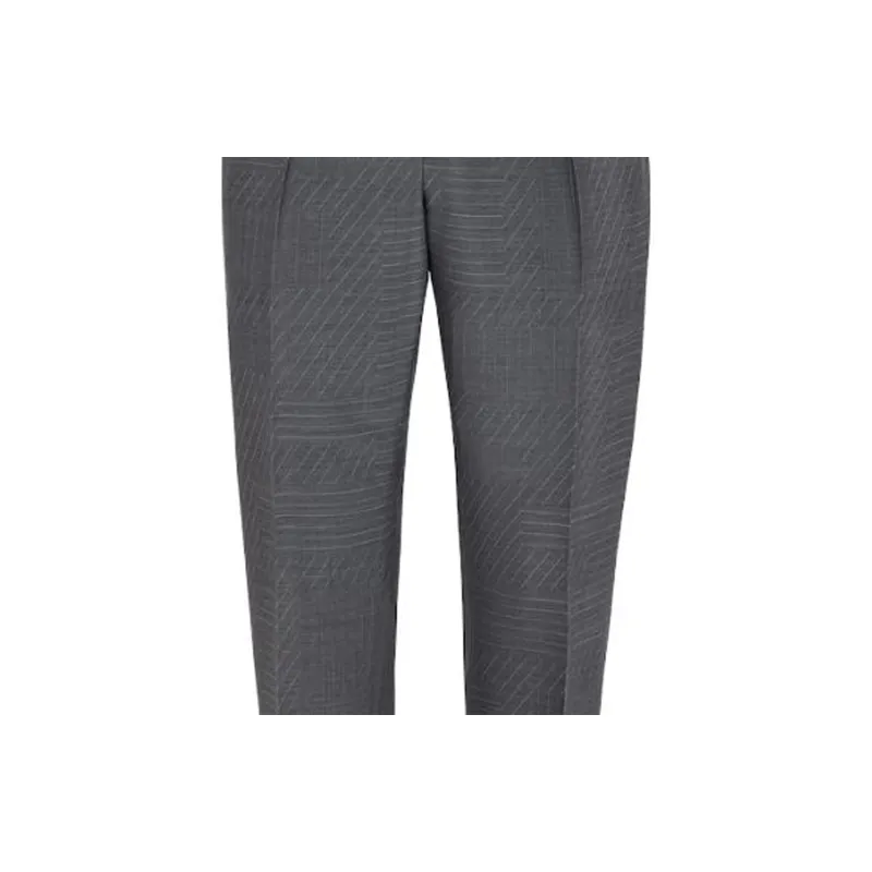 FENDI Straight Cut Pleated Pants-5