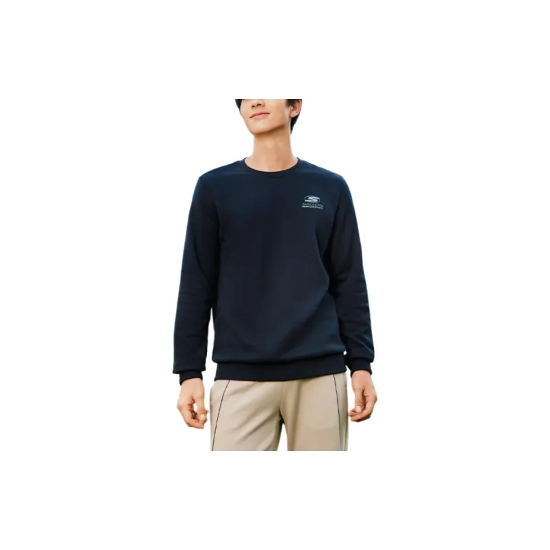 Skechers Basic Sports Series Sweatshirt Men's Carbon Black-2