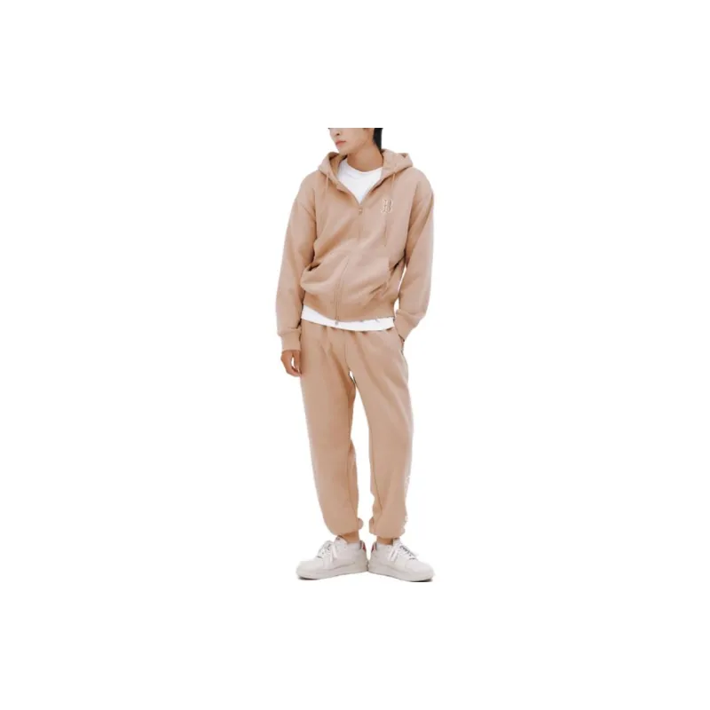 MLB Knitted Sweatpants Unisex Light Umber-3
