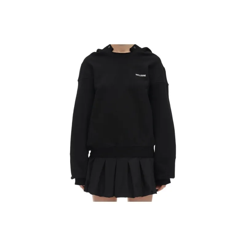 WE11DONE Oversized Long Sleeved Hoodie-3