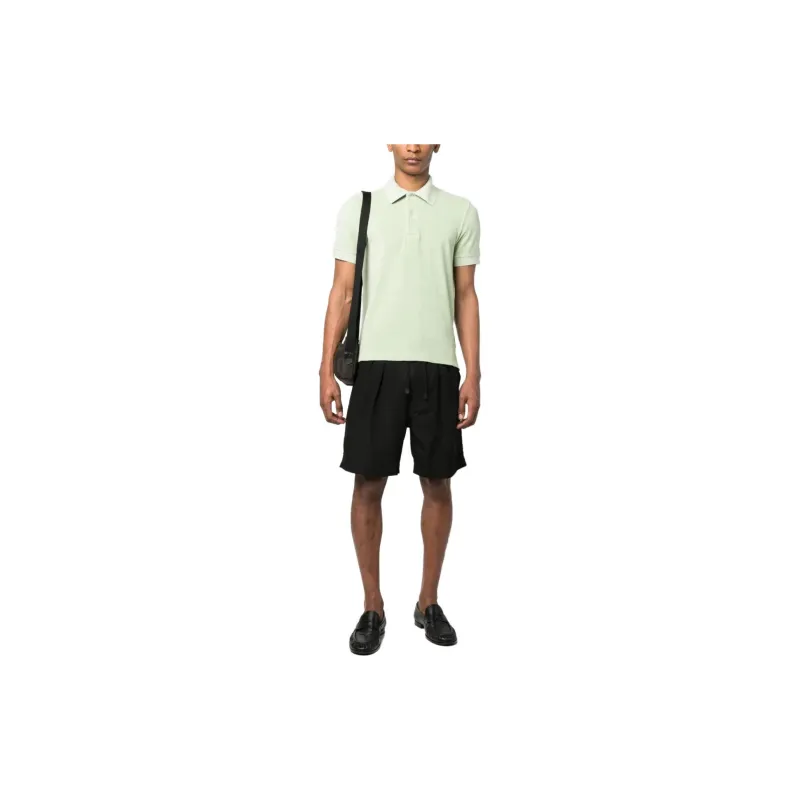 TOM FORD Towelling Cotton blend Polo Shirt-1