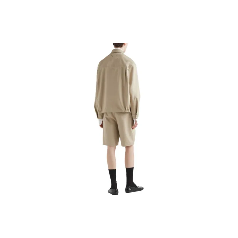 PRADA FW23 Jackets Coats Men's Beige-2