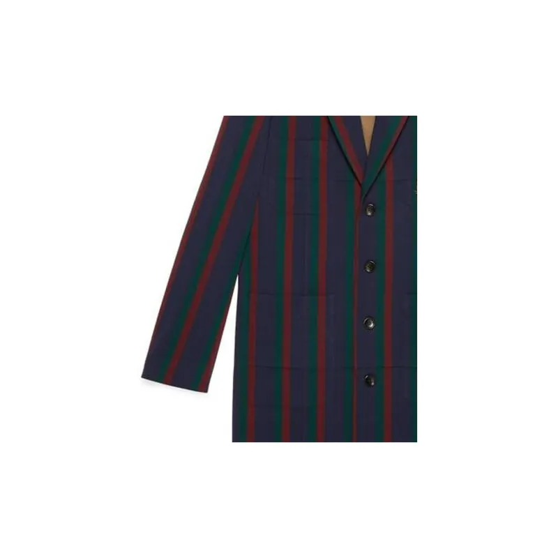 GUCCI Long Crest Coat-4