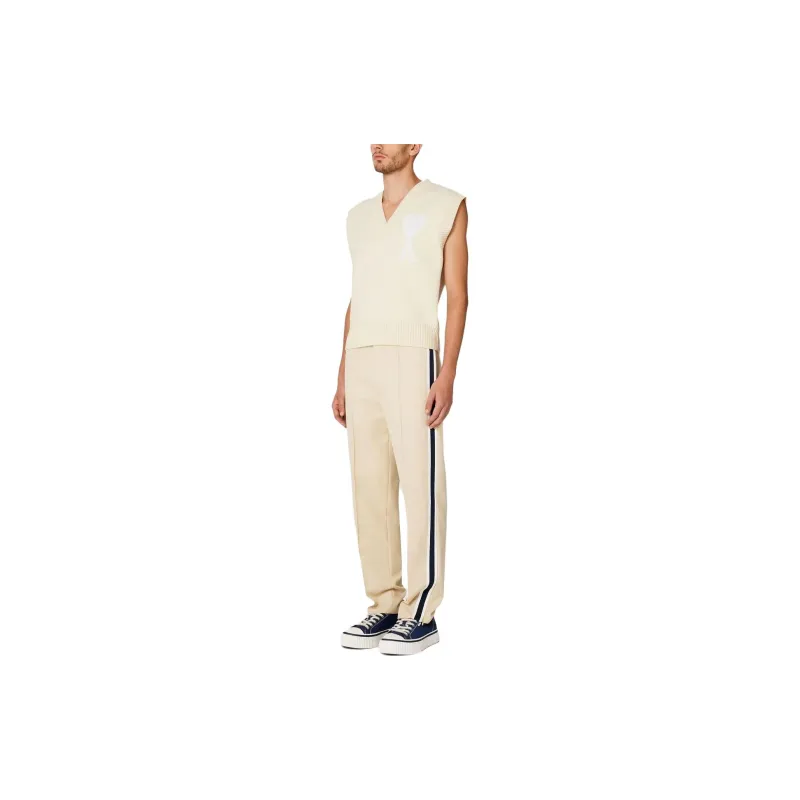 AMIPARIS Logo intarsia Knitted Vest-3