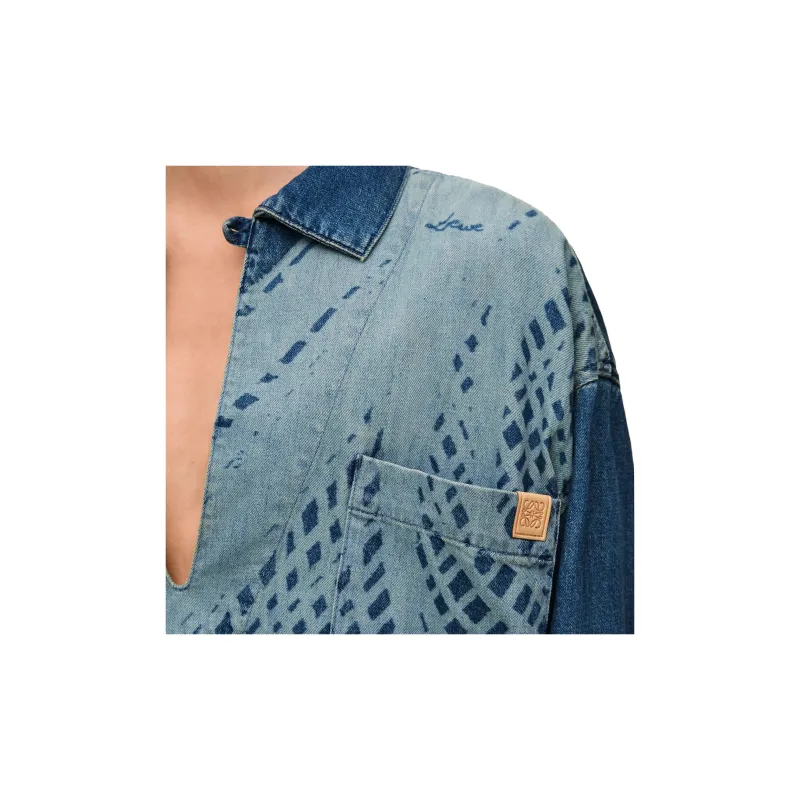 LOEWE SS24 Shirt Men's Light Blue-4