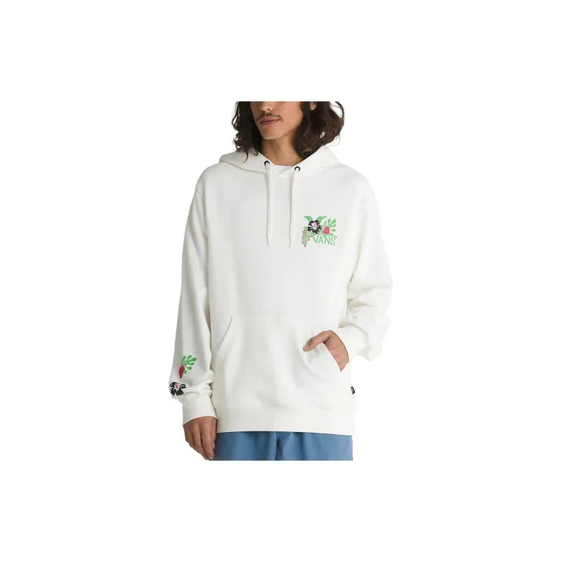 Vans Tropical Pullover Hoodie Sweatshirt Men's White-2