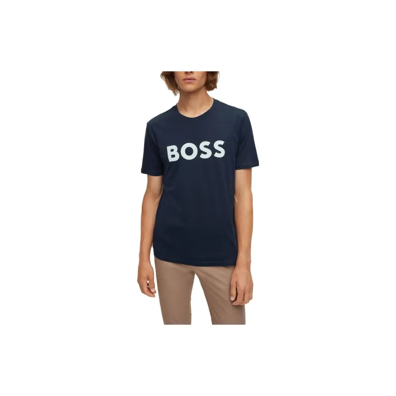 Boss HUGO BOSS Logo Printed Crewneck T Shirt-1
