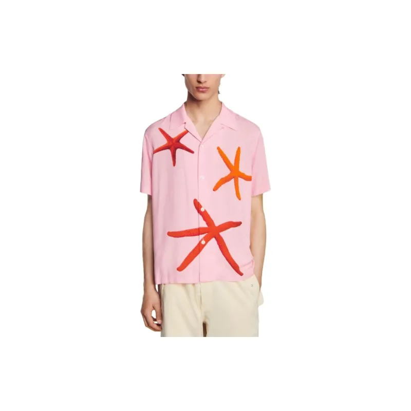 Sandro Shirts Men Pink-2