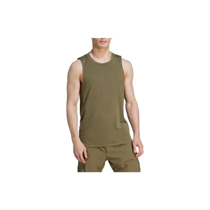 Adidas Tank Tops Men's Olive Green-1