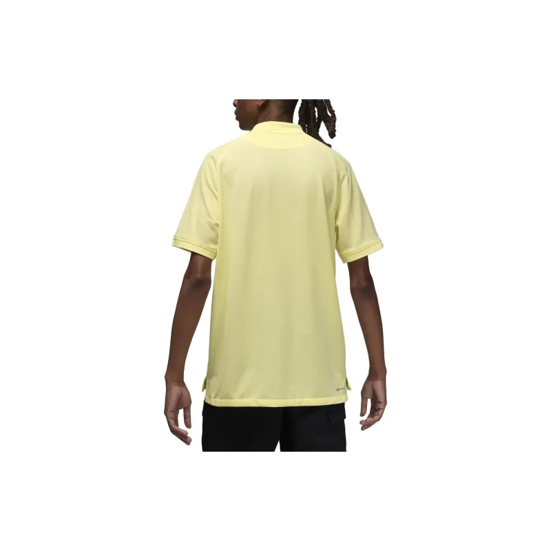 Nike Polo Shirts Men Yellow-4