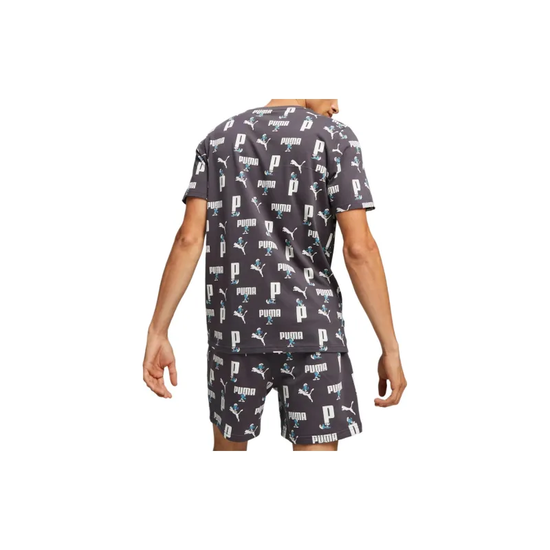 PUMA x THE SMURFS T Shirt Men's Black-6