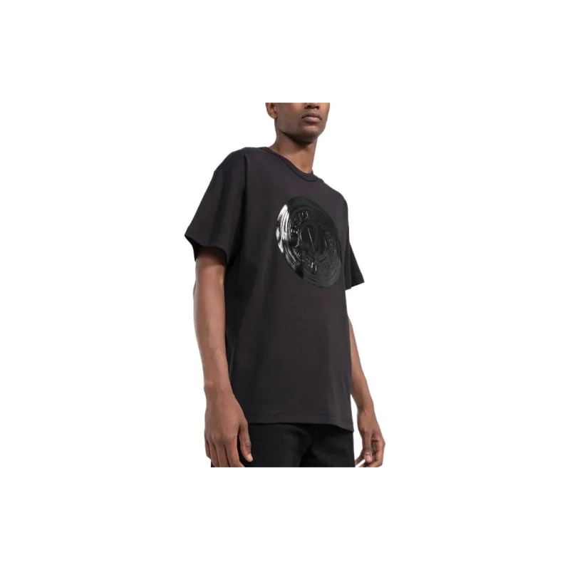 VERSACE JEANS COUTURE Logo Embellished Crewneck T Shirt-3