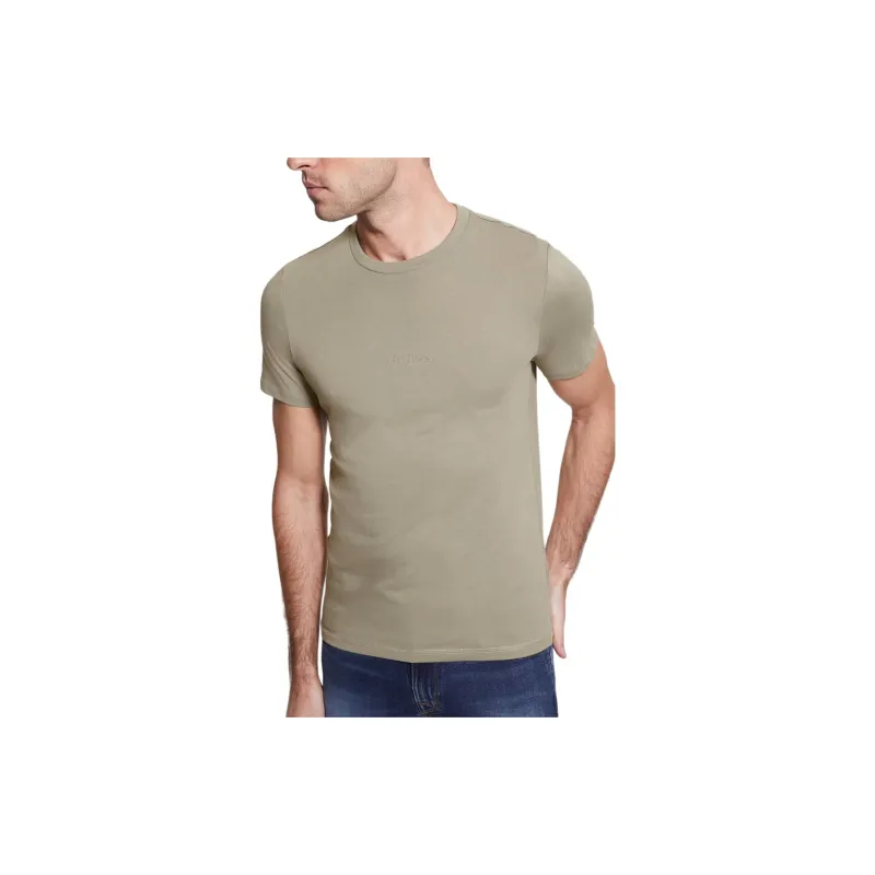 GUESS T-Shirt Men's Brown Green-2