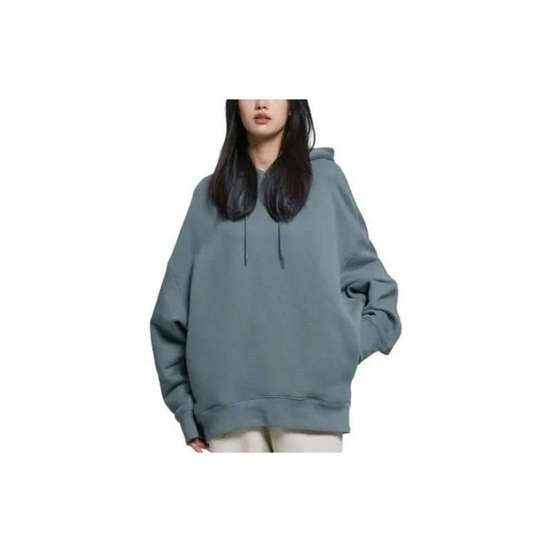 CALVIN KLEIN Simple Collection Sweatshirt Unisex Gray Green-2