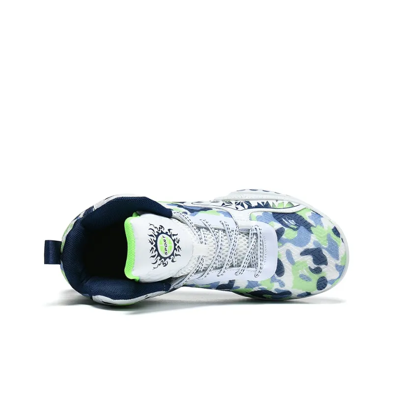 Prince McQueen Cushioning And Breathable Mid Top Air Cushion Basketball Shoes Unisex-19