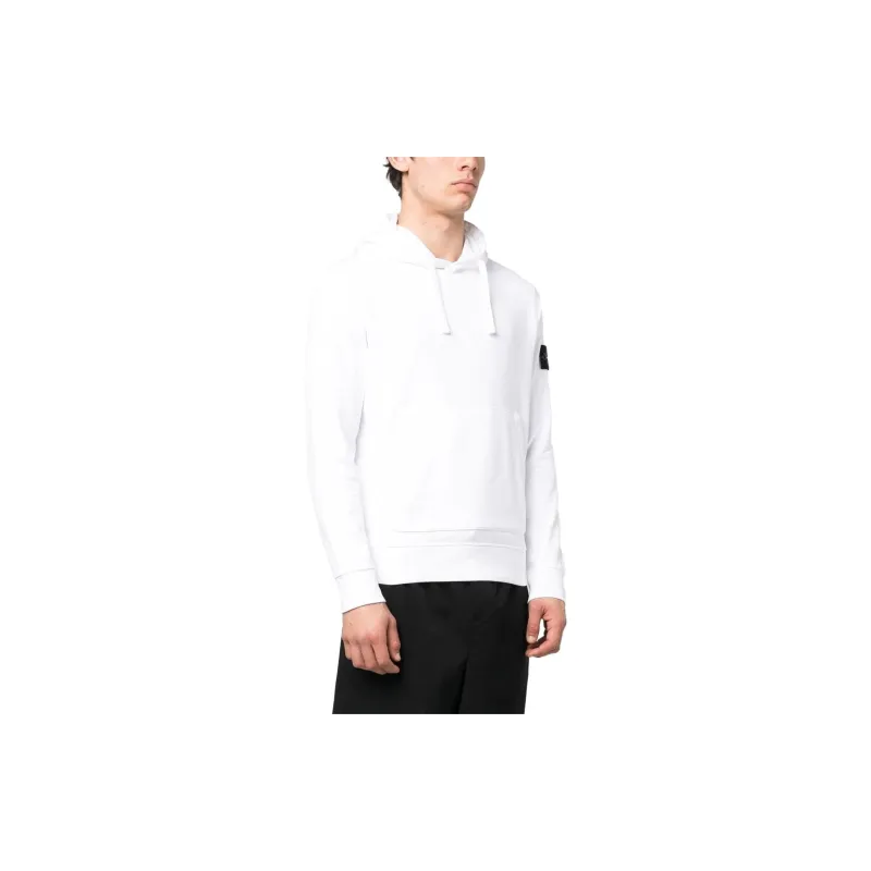 STONE ISLAND Hoodie In Organic Cotton Fleece-2