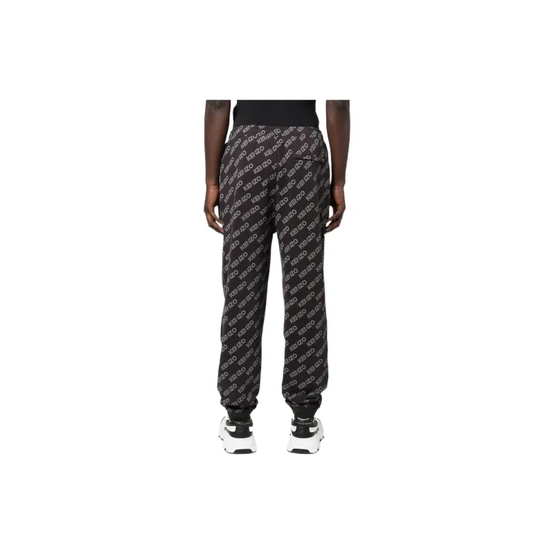 KENZO Logo Printed Tapered Track Pants-3