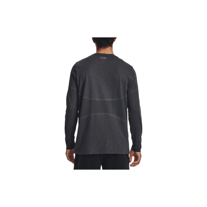 Under Armour RUSH T Shirt Men's Peach Gray-4