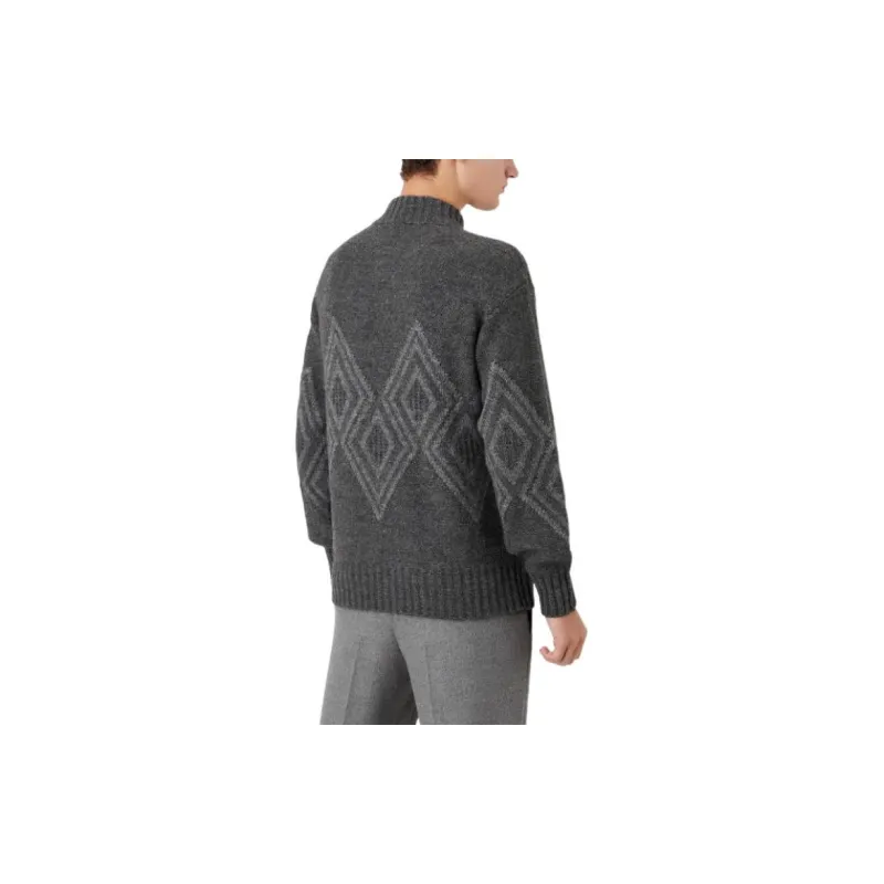 EMPORIO ARMANI Sweaters Men Gray-3