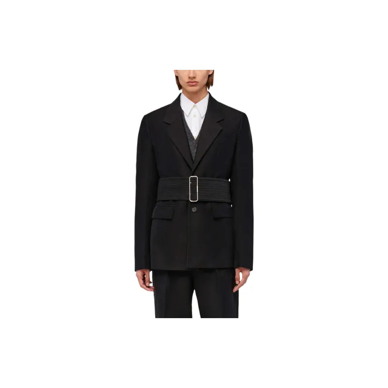 Ferragamo Wide Belt Blazer-1