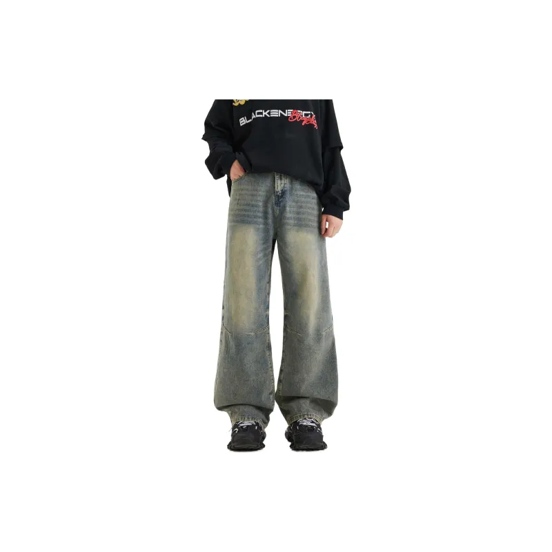 RCTAMY Jeans Unisex Yellow Mud-3