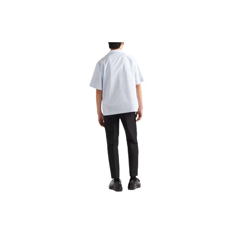 PRADA SS24 Shirt Men's Light Blue-3