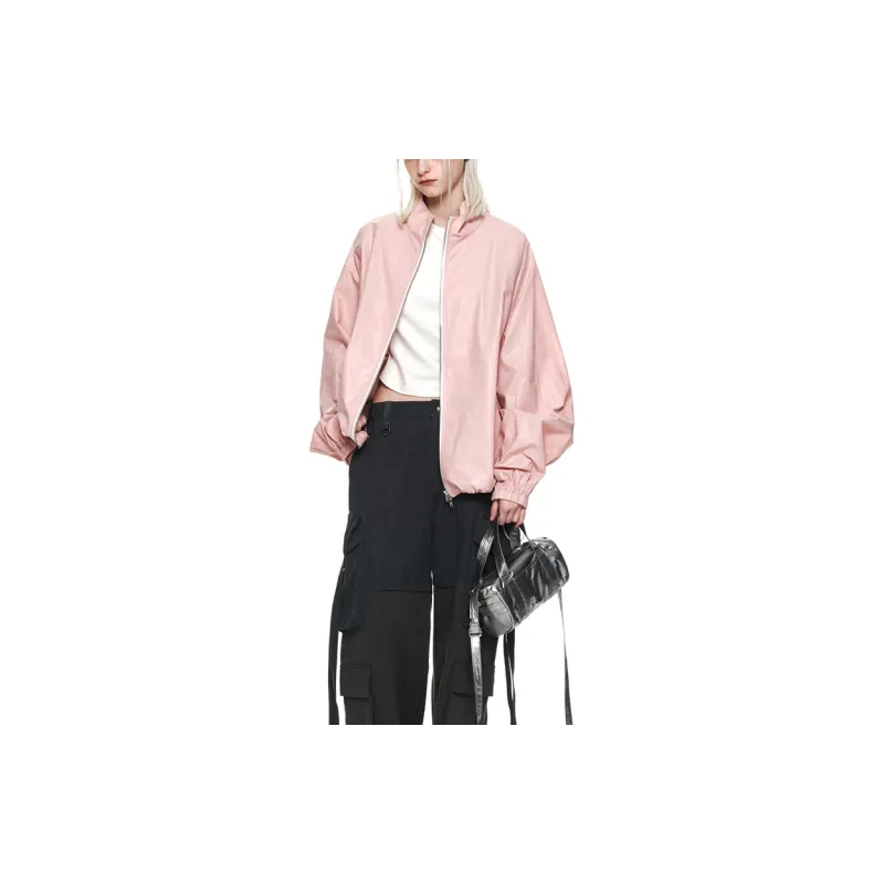 MATIN KIM Logo Coating Jacket-3