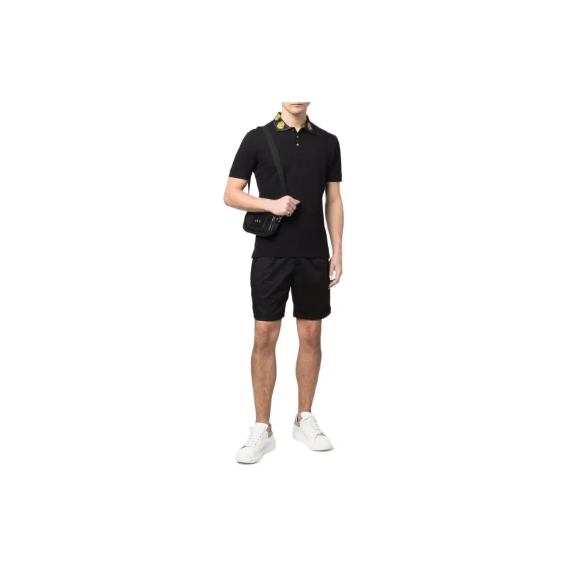 VERSACE JEANS COUTURE SS22 Polo Shirt Men's Black-3
