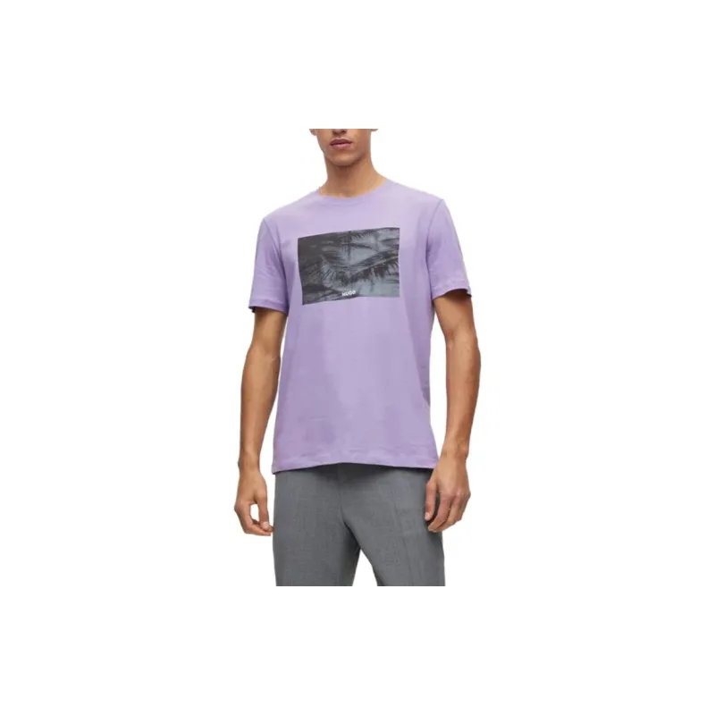 HUGO BOSS T-Shirts Men Purple-1