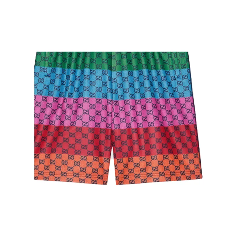 GUCCI Multicolor SS21 Casual Shorts Men's Multicolor-4